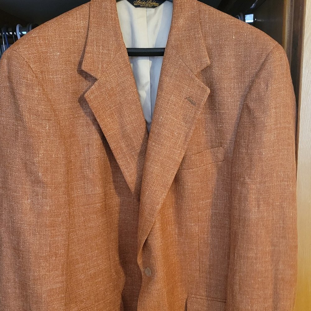 Brooks Brothers linen blend blazer